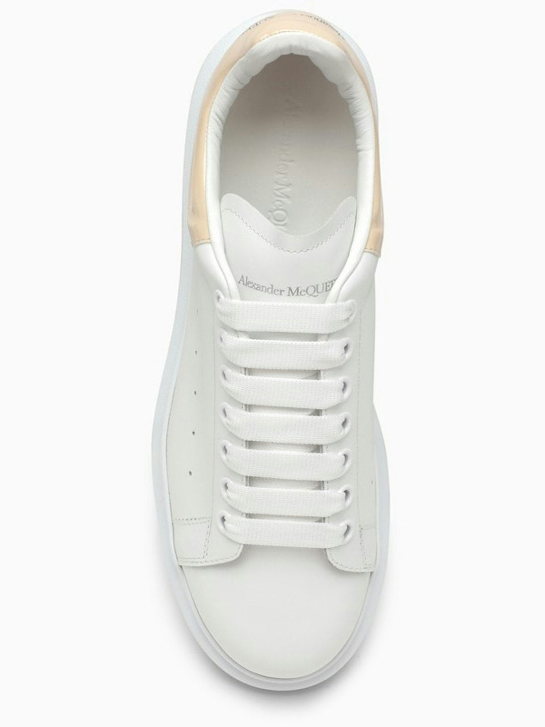 WHITE AND OYSTER OVERSIZED SNEAKERS