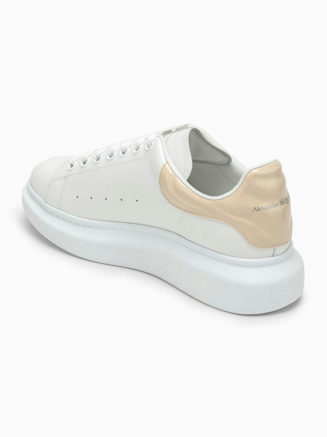 WHITE AND OYSTER OVERSIZED SNEAKERS