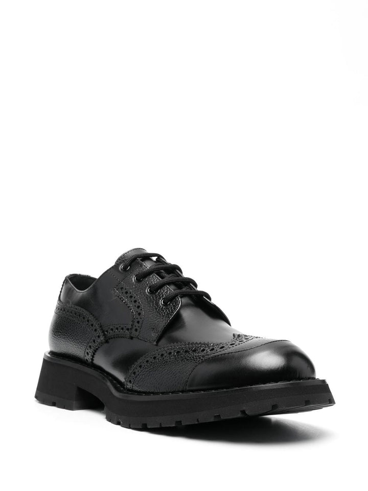 LEATHER DERBY SHOES
