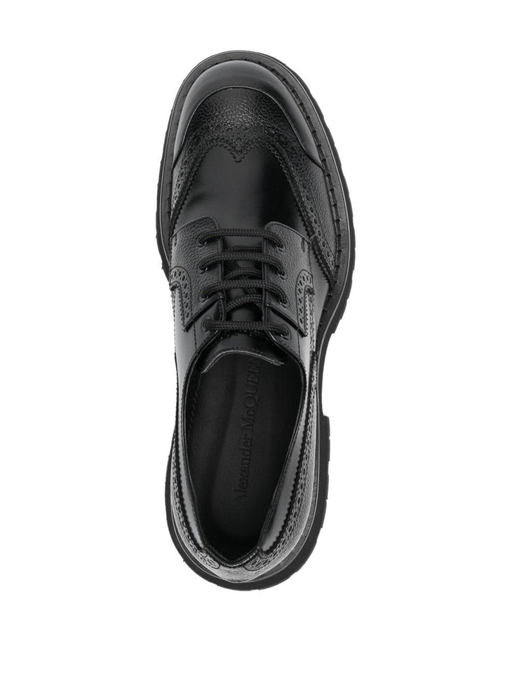 LEATHER DERBY SHOES