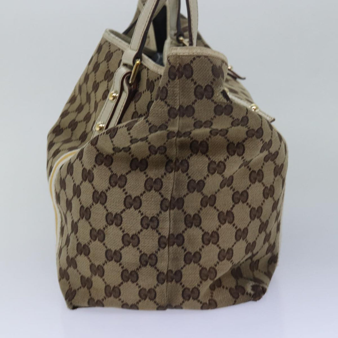 BURBERRY Top Quality Celine Gucci GG Canvas Shoulder Bag Leather 3Set Beige Black Auth 72897