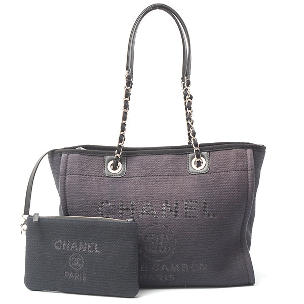 Top Quality Chanel Navy Medium Tote Bag A67001