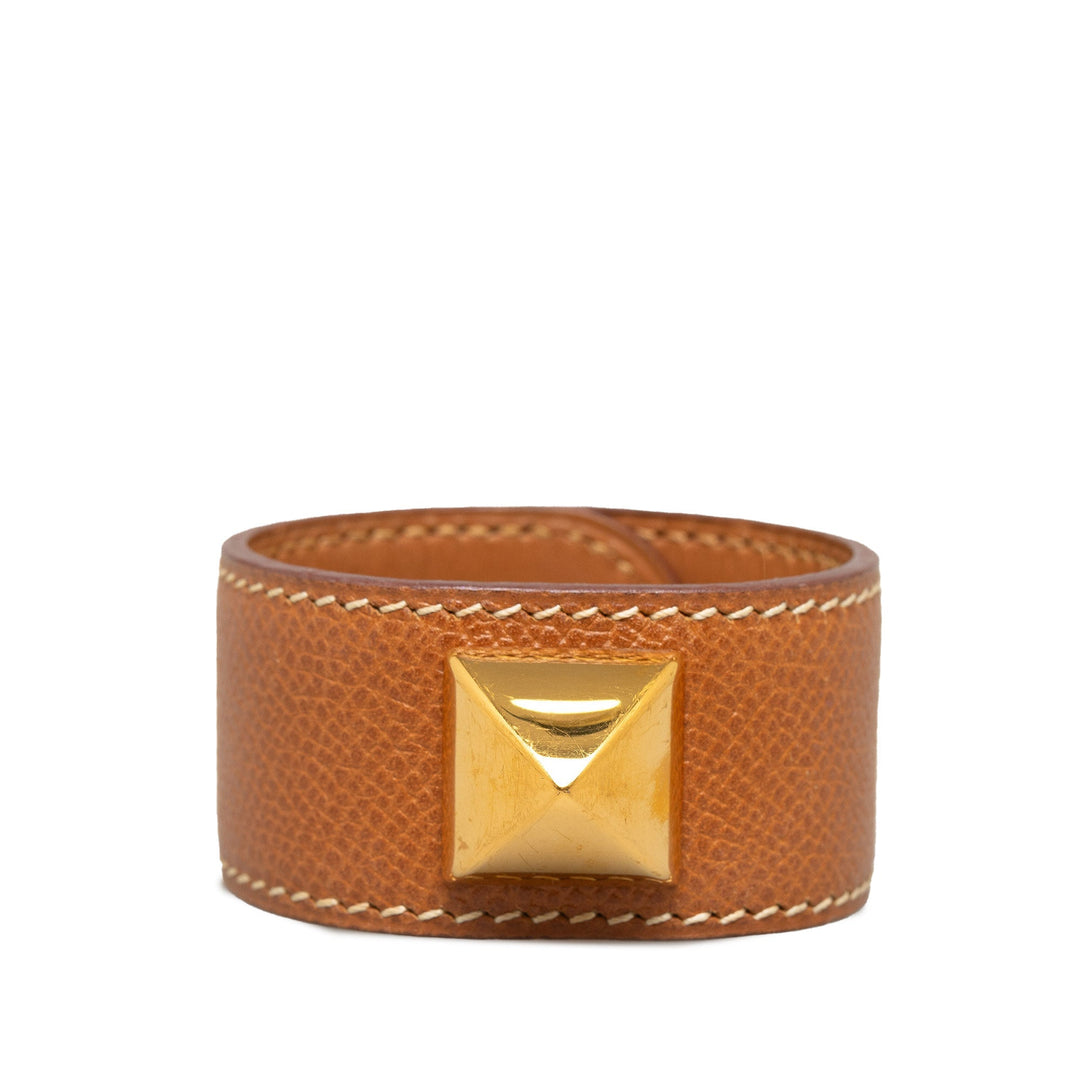 Hermes Medor Leather Bracelet Costume Bracelet