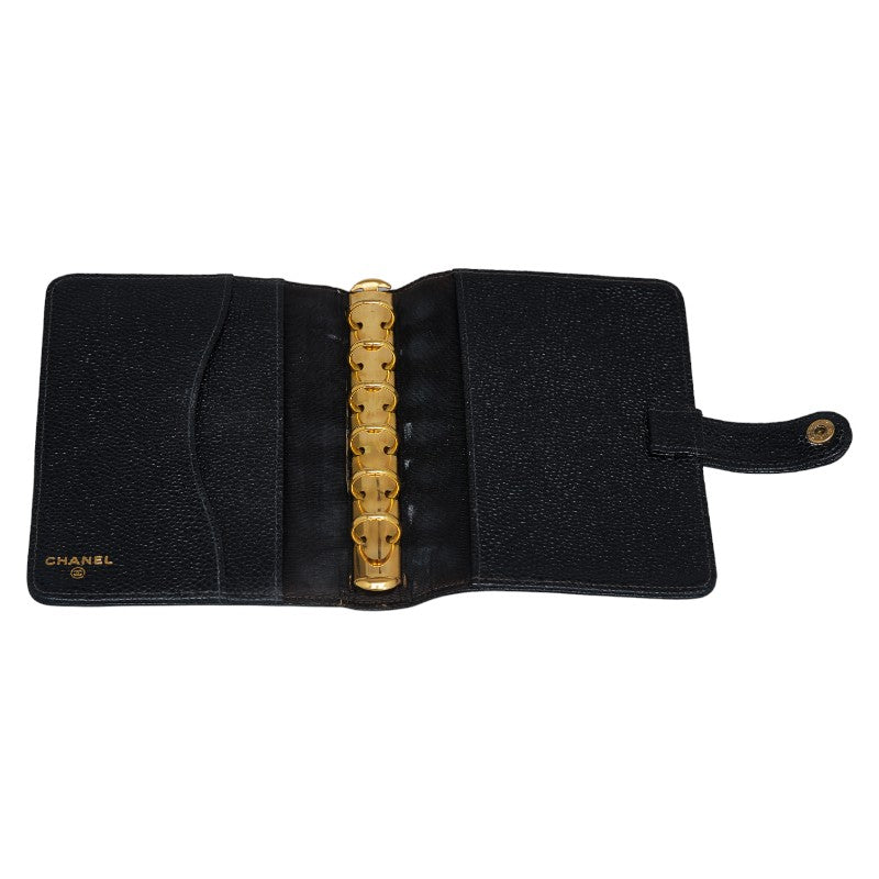 Top Quality Chanel Coco Handbook Cover Agenda Black Caviar S  CHANEL