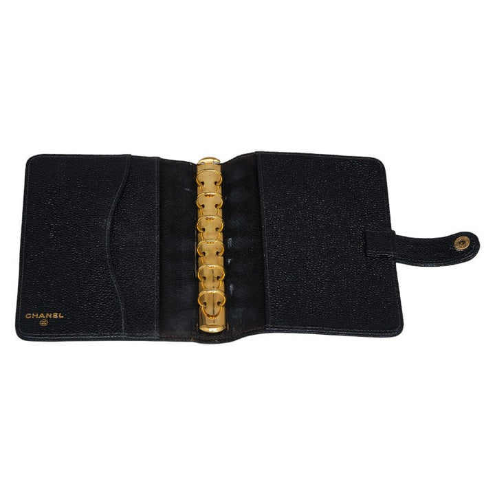 Top Quality Chanel Coco Handbook Cover Agenda Black Caviar S  CHANEL