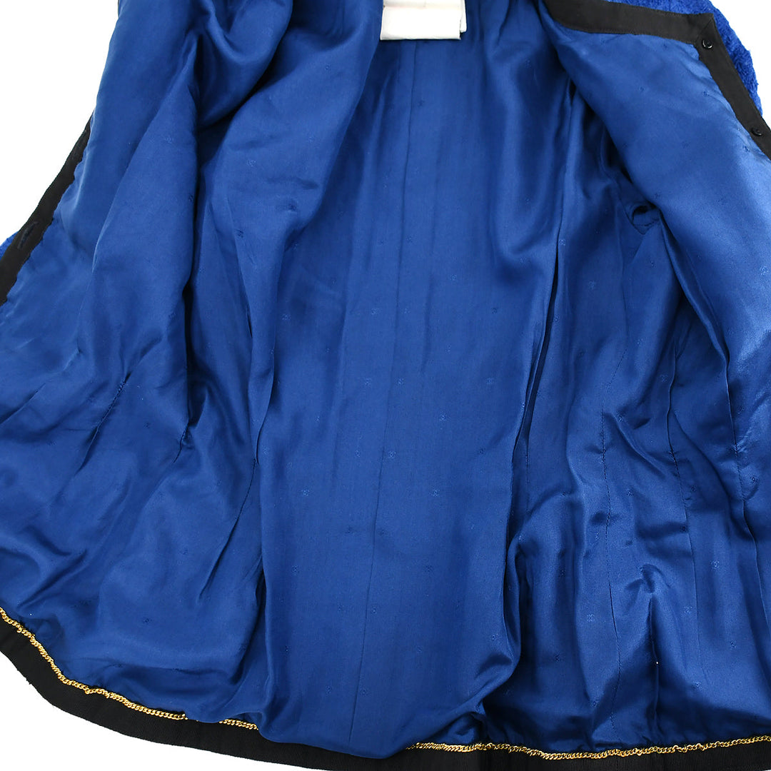 Top Quality Chanel Single Breasted Jacket Blue 20 #36
