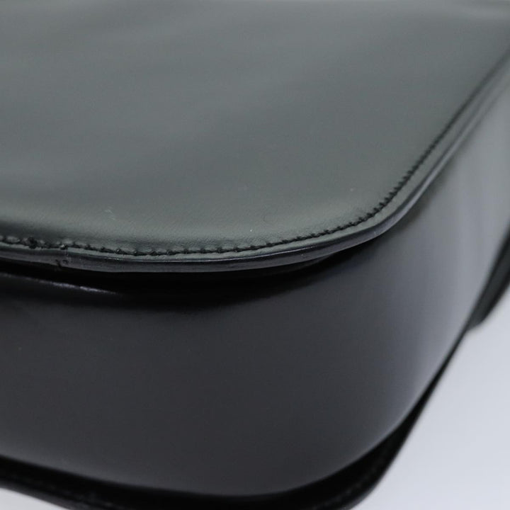 Celine Hand Bag Leather 2way Black Auth 73008