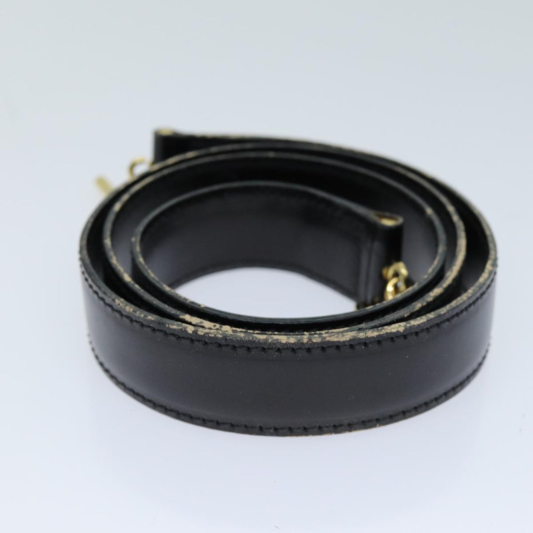 Celine Hand Bag Leather 2way Black Auth 73008