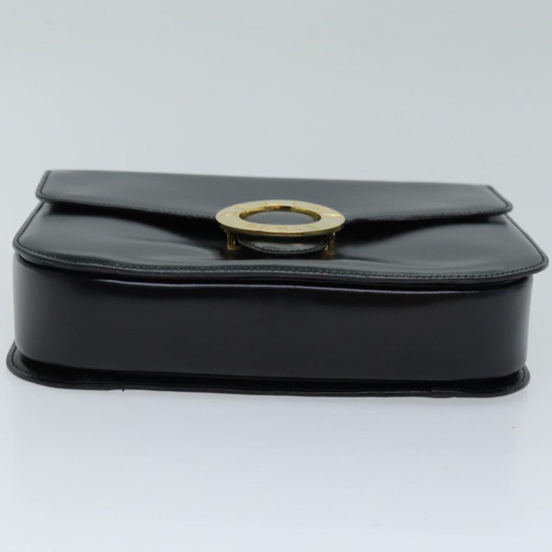 Celine Hand Bag Leather 2way Black Auth 73008