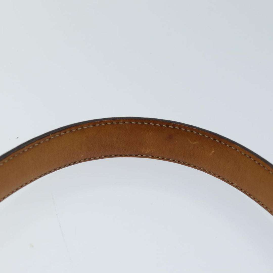 Celine Macadam Canvas Hand Bag PVC Brown Auth 73012