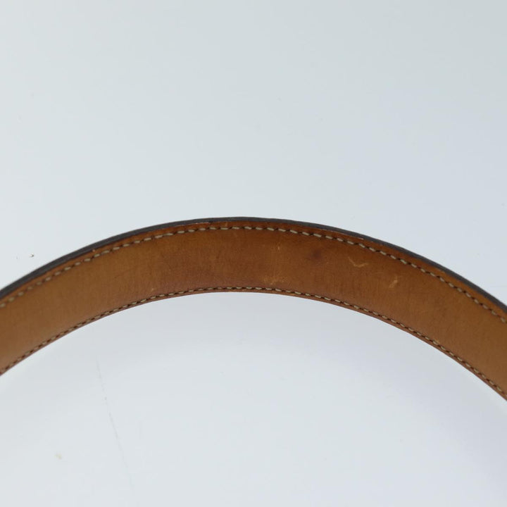 Celine Macadam Canvas Hand Bag PVC Brown Auth 73012
