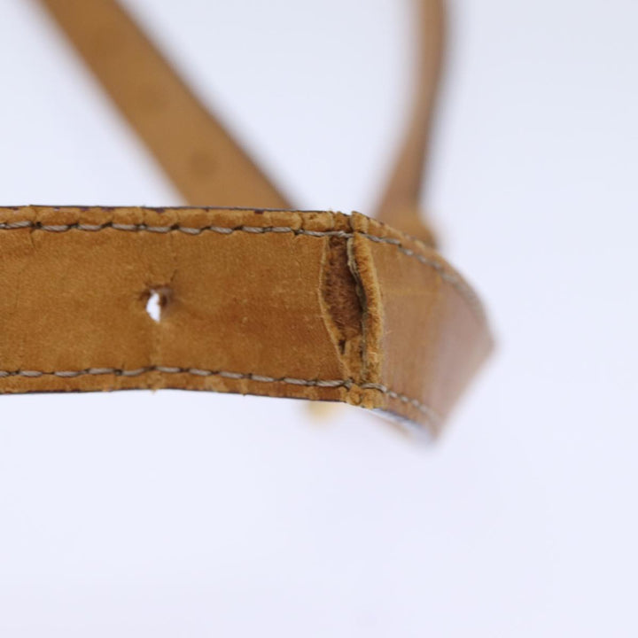 Celine Macadam Canvas Shoulder Bag PVC Brown Auth 73030