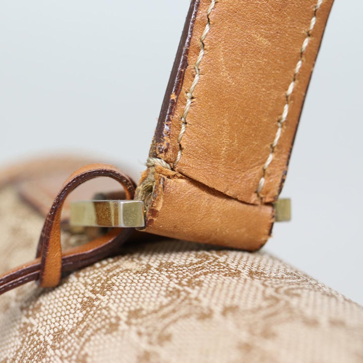 Celine Macadam Canvas Hand Bag Beige  73341