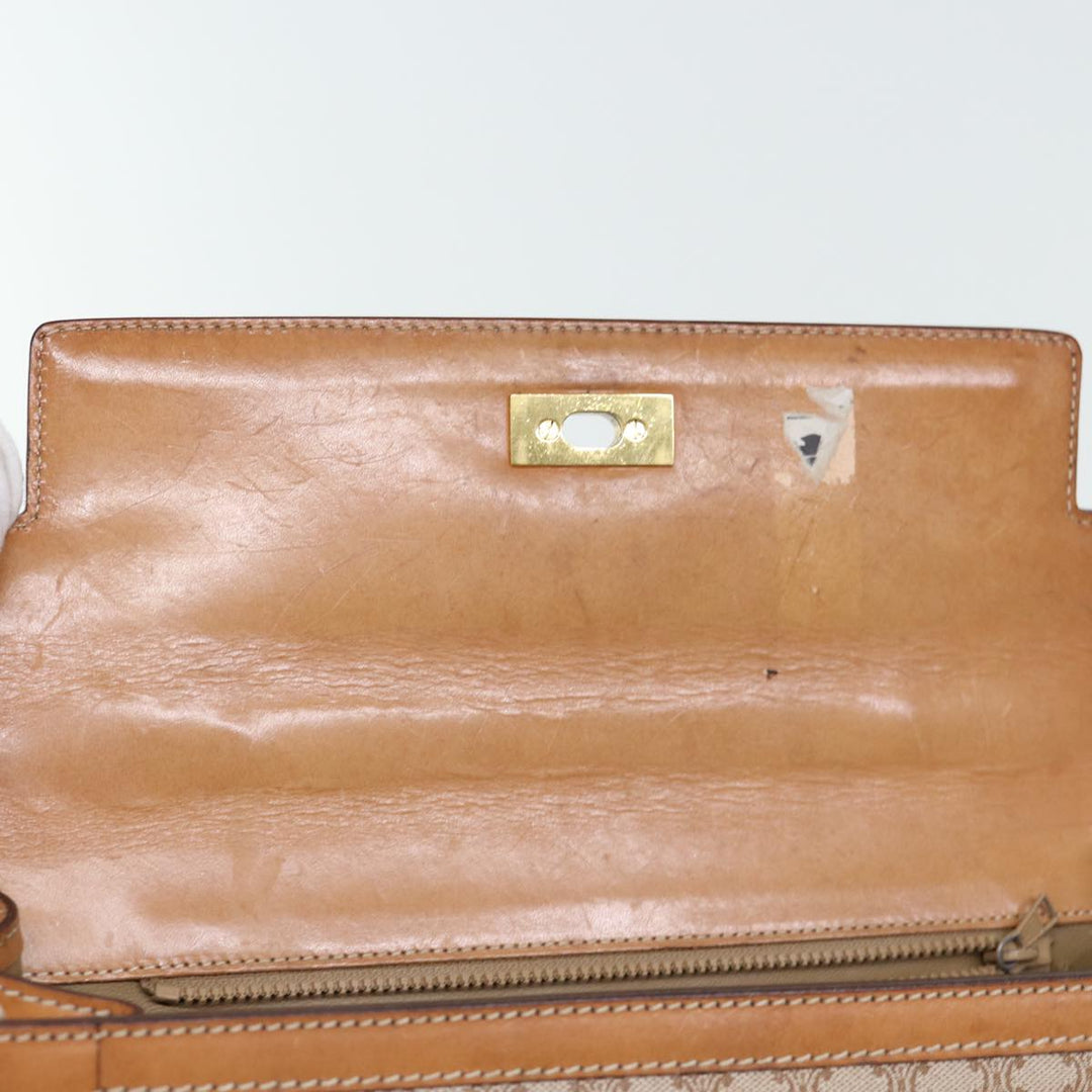 Celine Macadam Canvas Hand Bag Beige  73341