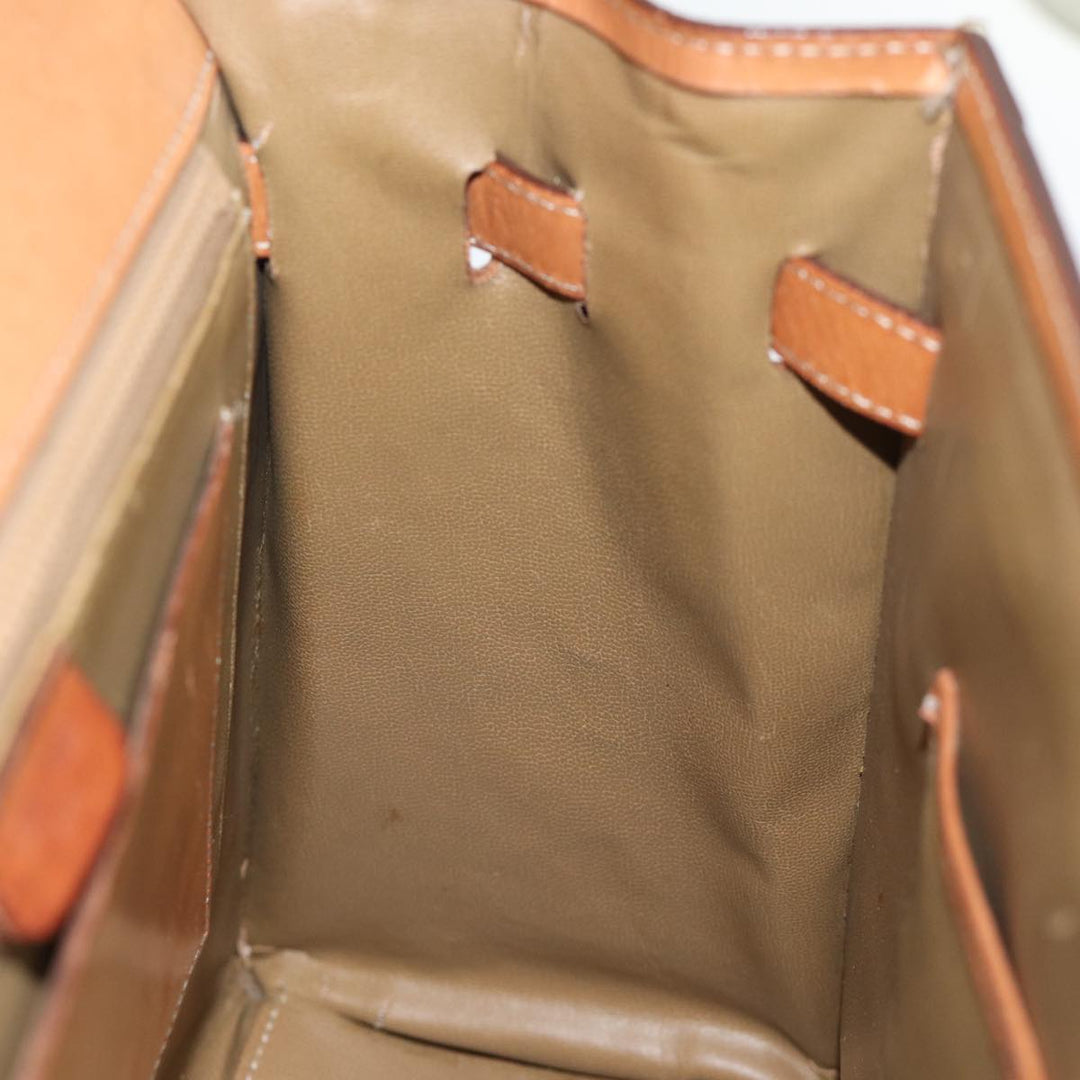 Celine Macadam Canvas Hand Bag Beige  73341