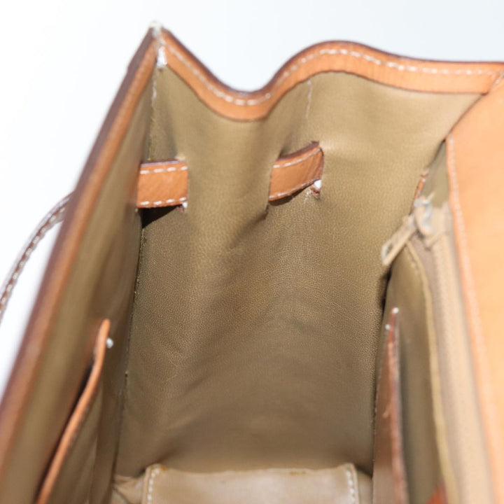 Celine Macadam Canvas Hand Bag Beige  73341