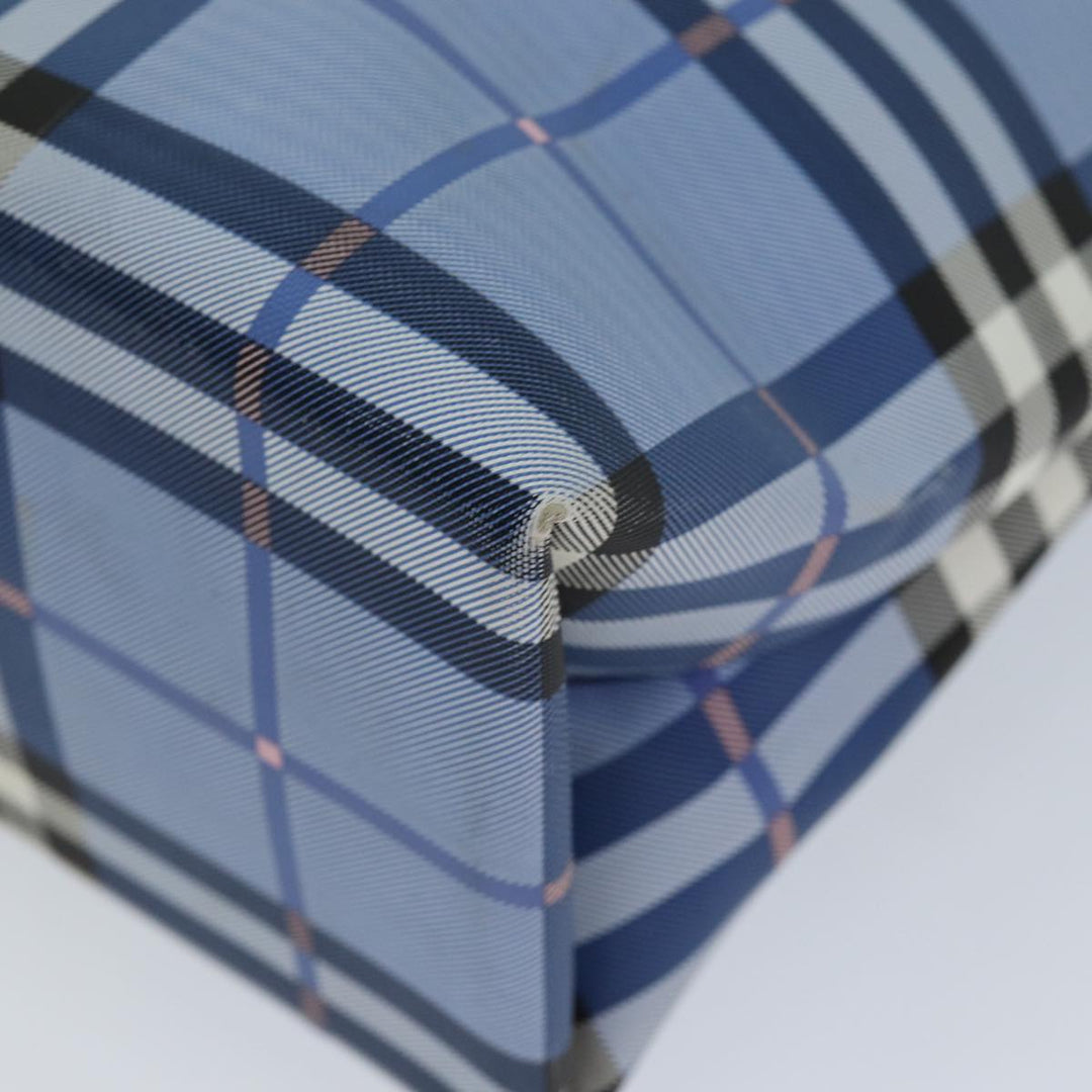 Burberry Nova Check Tote Bag Nylon Blue Auth 73344