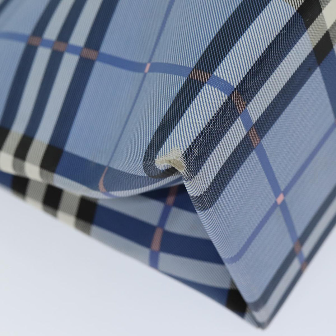 Burberry Nova Check Tote Bag Nylon Blue Auth 73344