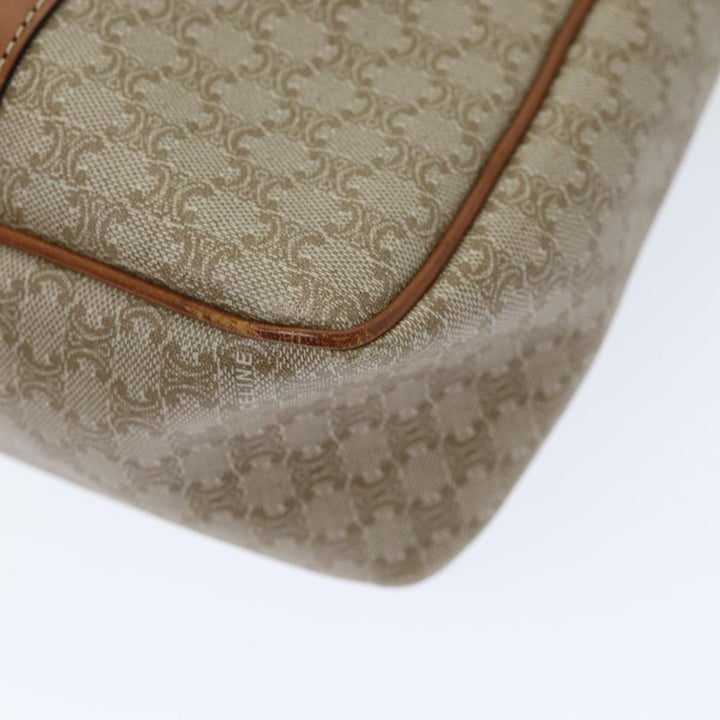Celine Macadam Canvas Tote Bag Beige Auth 73431