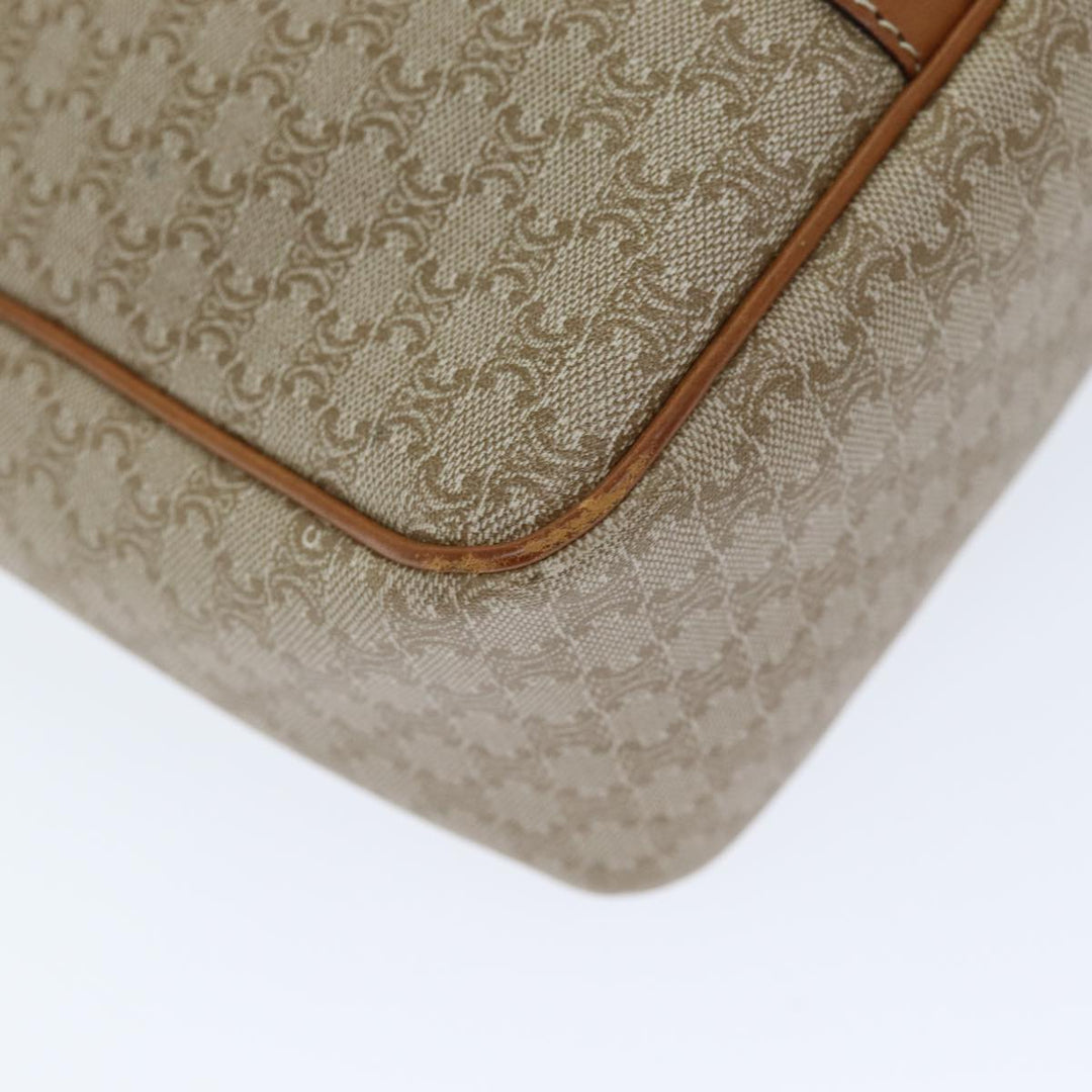 Celine Macadam Canvas Tote Bag Beige Auth 73431