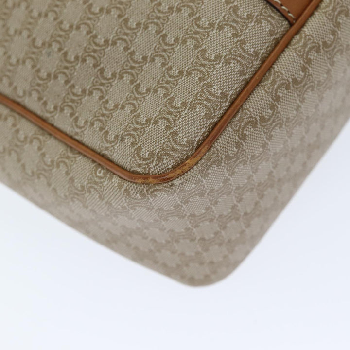 Celine Macadam Canvas Tote Bag Beige Auth 73431