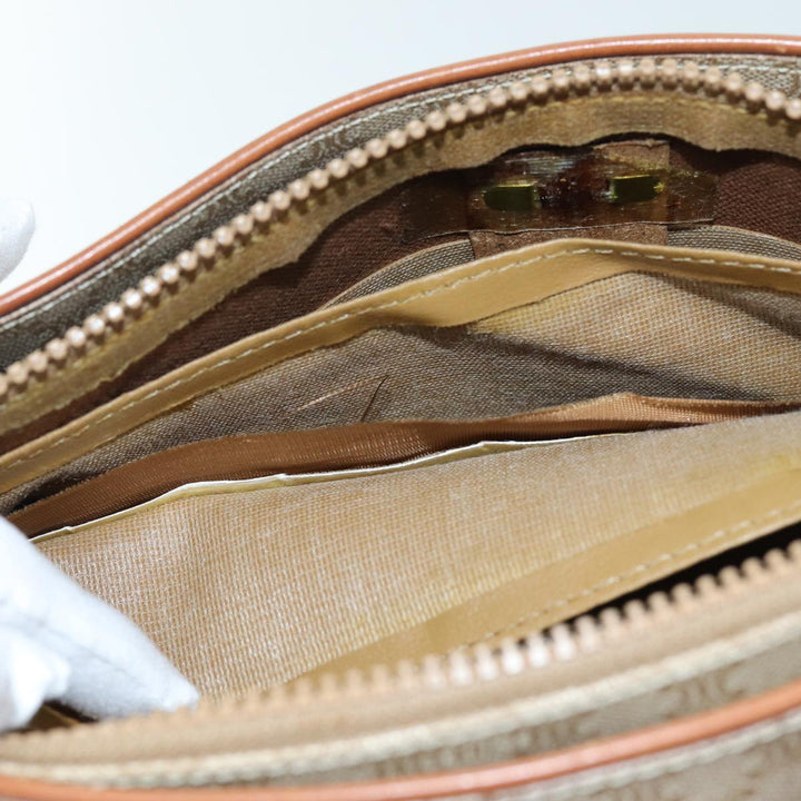 Celine Macadam Canvas Tote Bag Beige Auth 73431