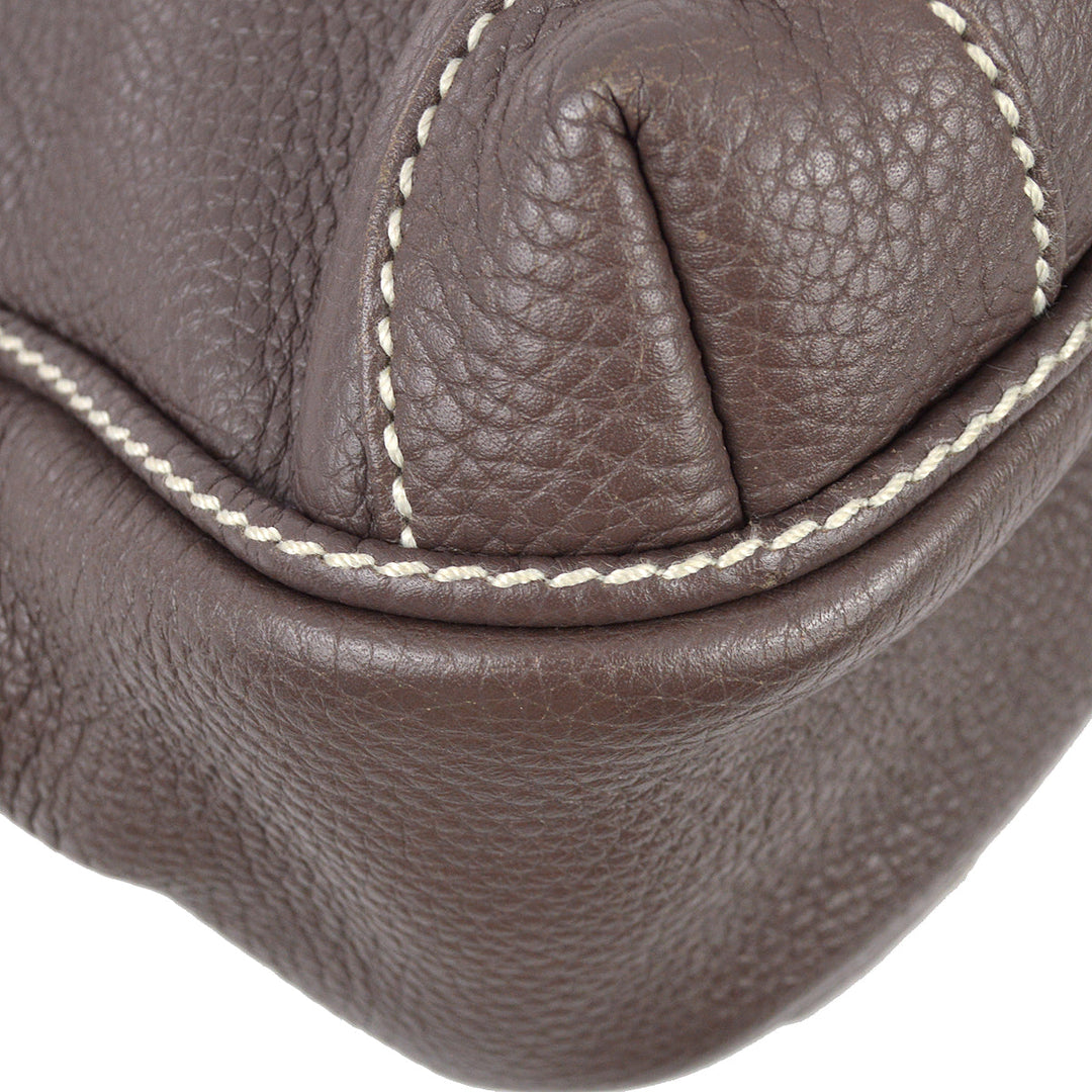 Top Quality Chanel 2003-2004 Brown Hobo Handbag