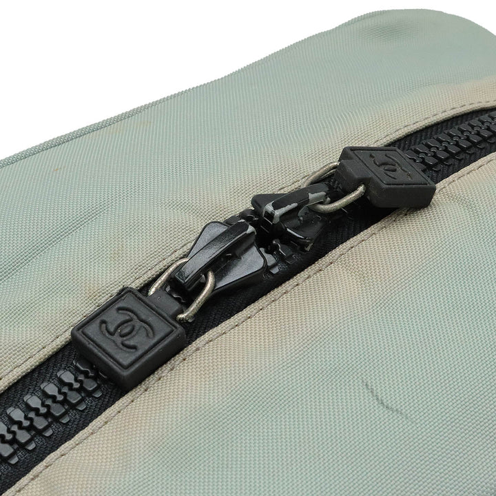 Top Quality Chanel Top Quality Chanel Sports Line Boston Bag Shoulder Bag Cocomark Nylon Canvas Karki Black A19976
