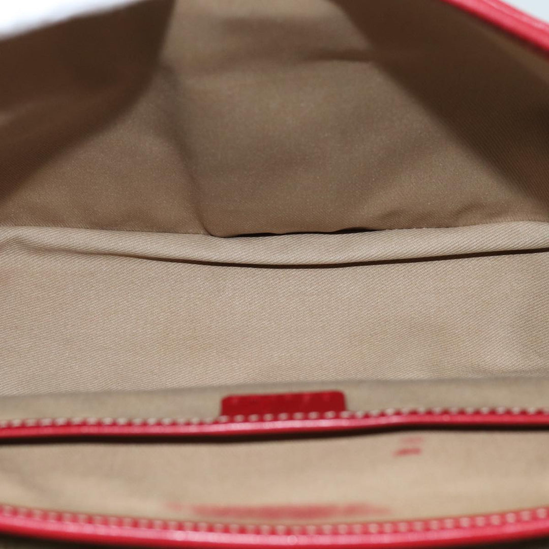 Celine Macadam Canvas Shoulder Bag Beige  73585