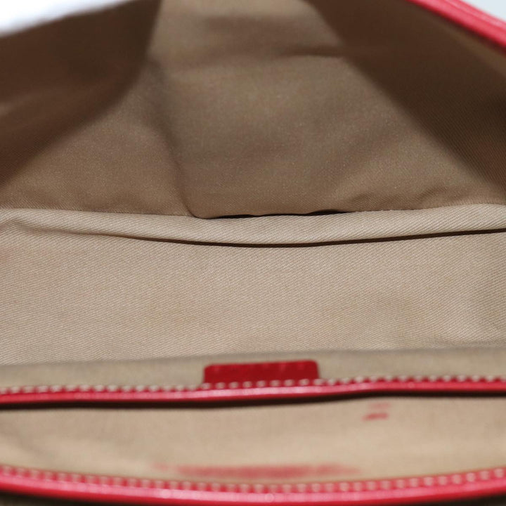 Celine Macadam Canvas Shoulder Bag Beige  73585