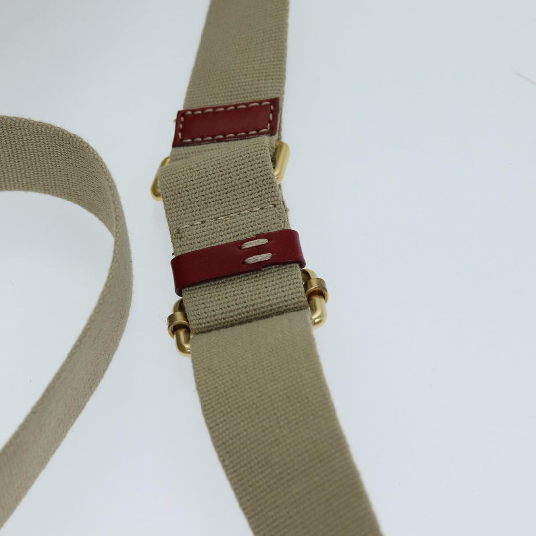 Celine Macadam Canvas Shoulder Bag Beige  73585