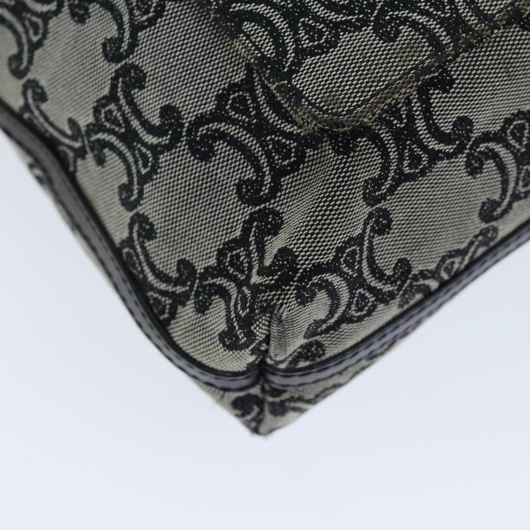 Celine Triomphe Canvas Shoulder Bag Gray  73617