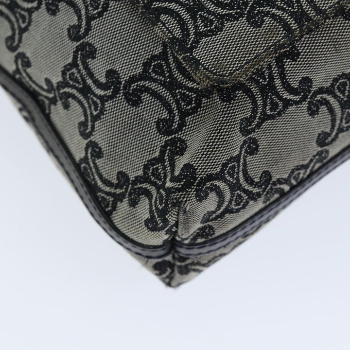 Celine Triomphe Canvas Shoulder Bag Gray  73617