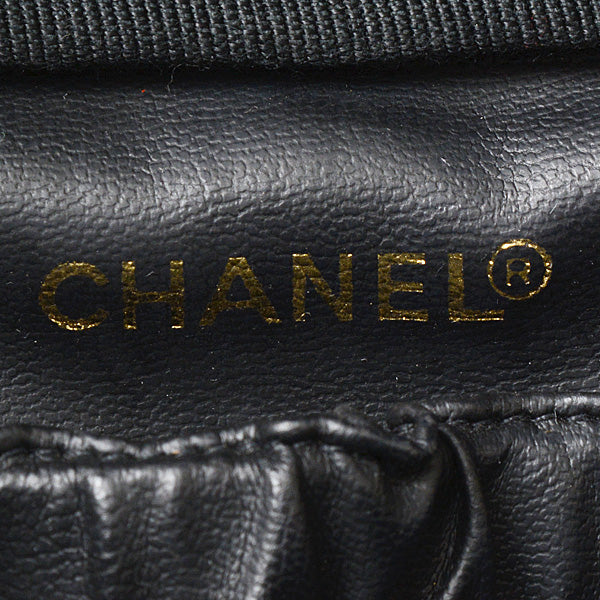 Top Quality Chanel Caviar Skin Vanity Bag Cosmetic Pouch Black