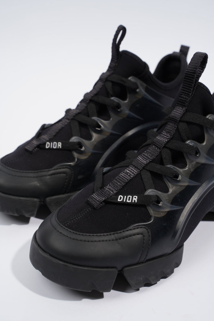 Christian Dior D-Connect Black Fabric EU 36.5 UK 3.5
