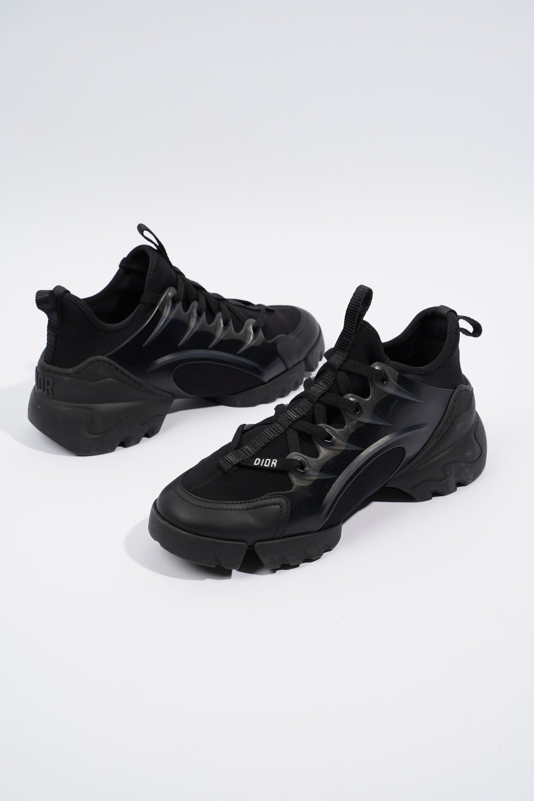 Christian Dior D-Connect Black Fabric EU 36.5 UK 3.5