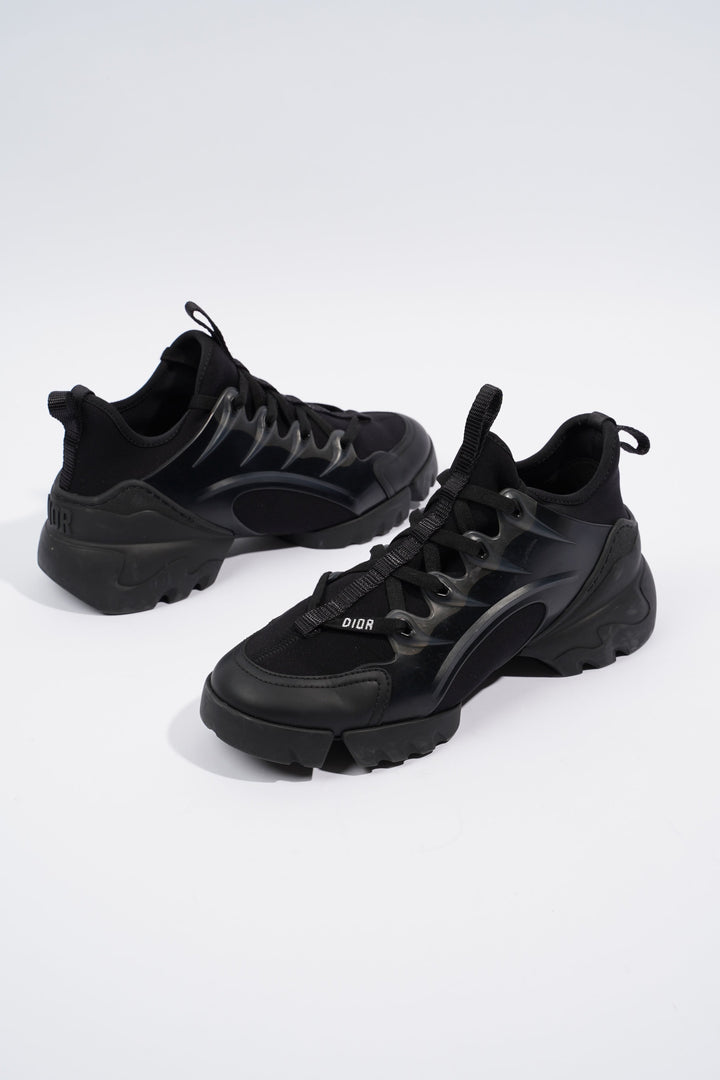 Christian Dior D-Connect Black Fabric EU 36.5 UK 3.5