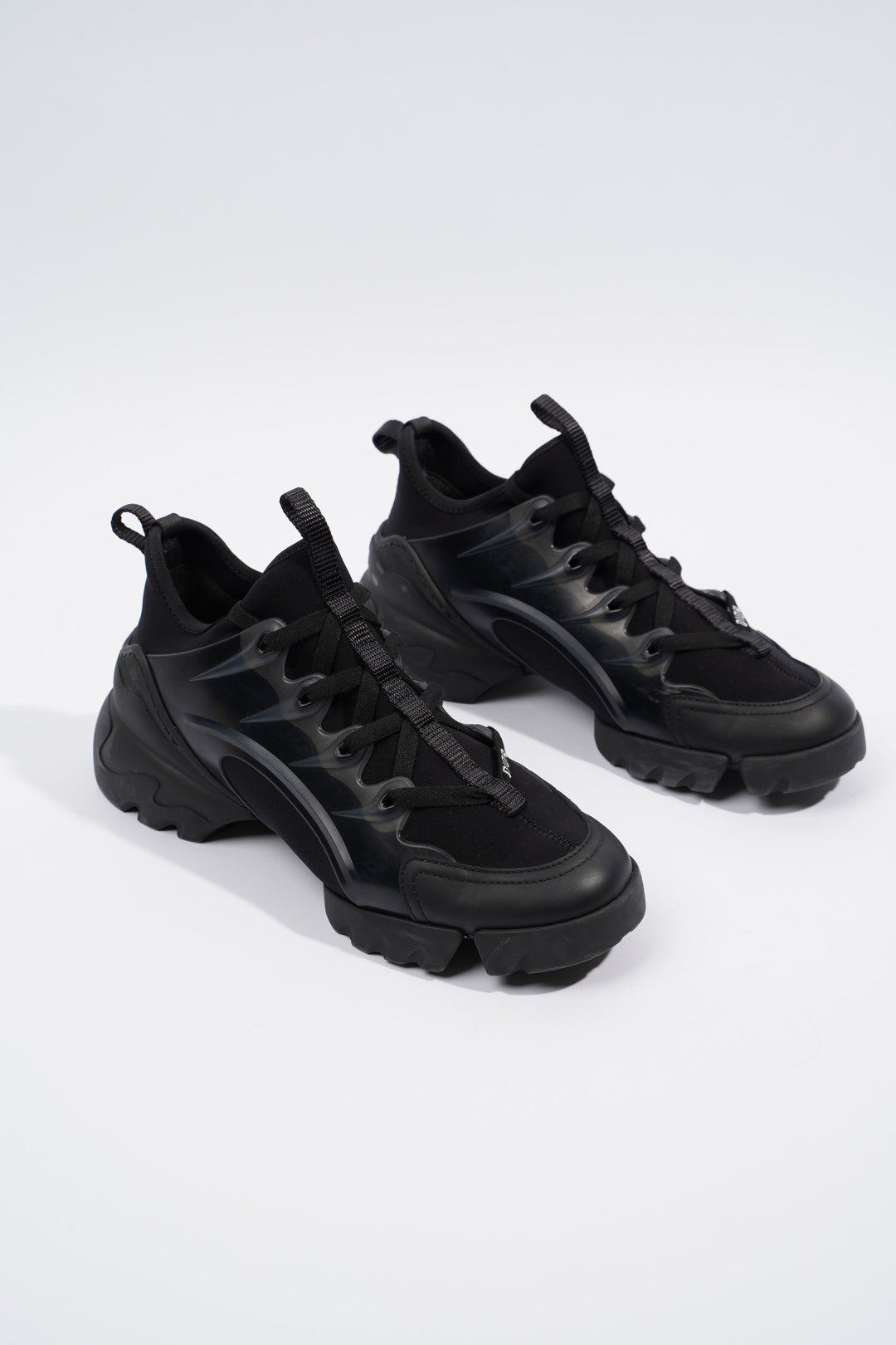 Christian Dior D-Connect Black Fabric EU 36.5 UK 3.5