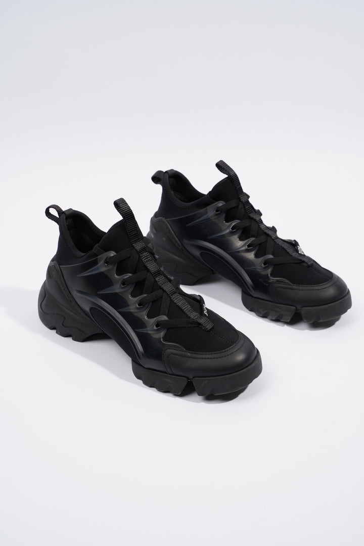 Christian Dior D-Connect Black Fabric EU 36.5 UK 3.5