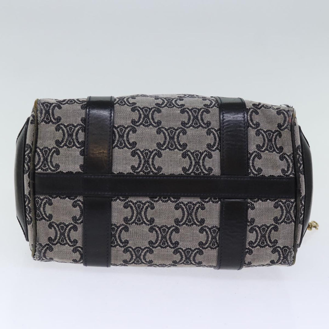 Celine Triomphe Canvas Hand Bag Gray Auth 73729