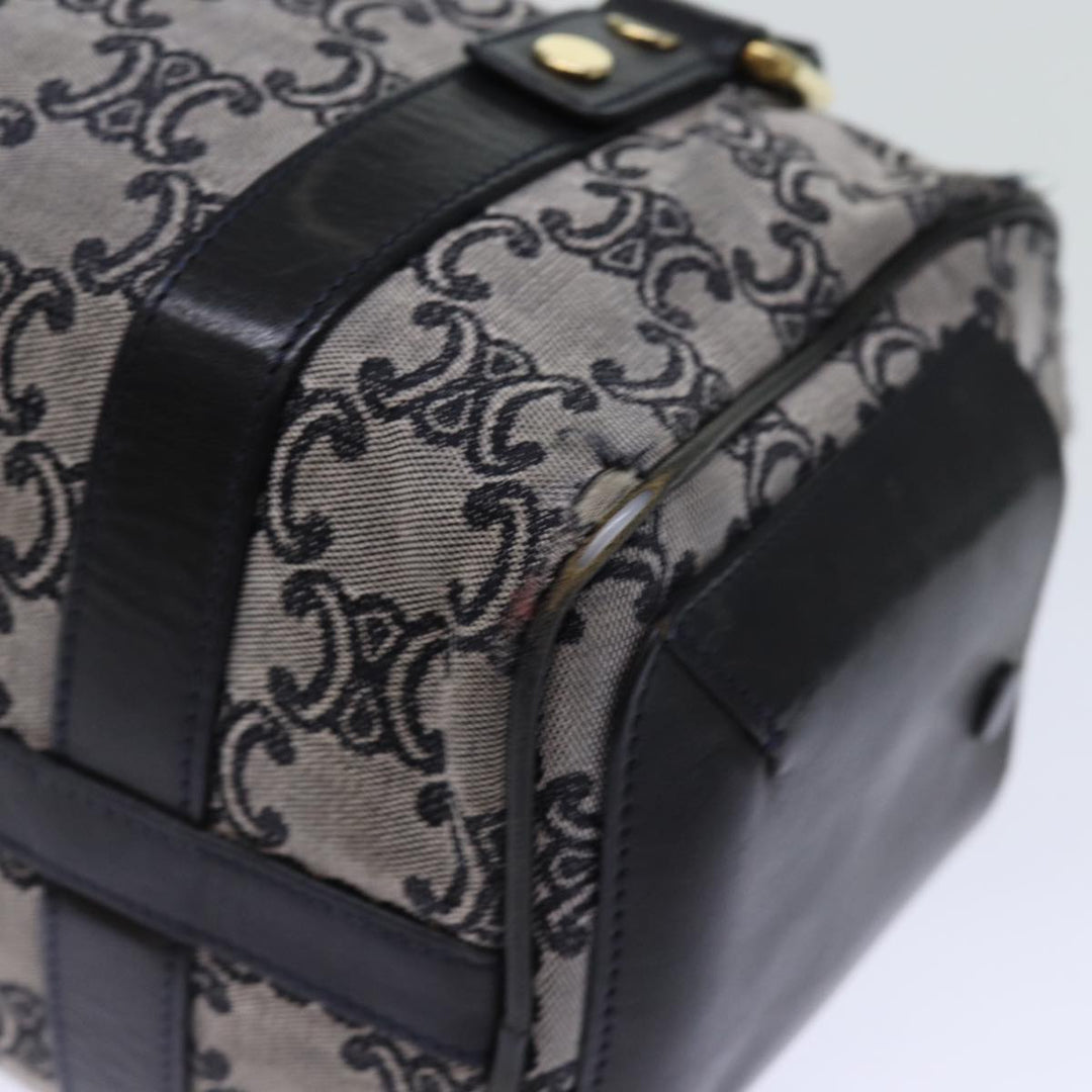 Celine Triomphe Canvas Hand Bag Gray Auth 73729
