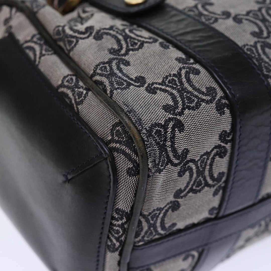 Celine Triomphe Canvas Hand Bag Gray Auth 73729