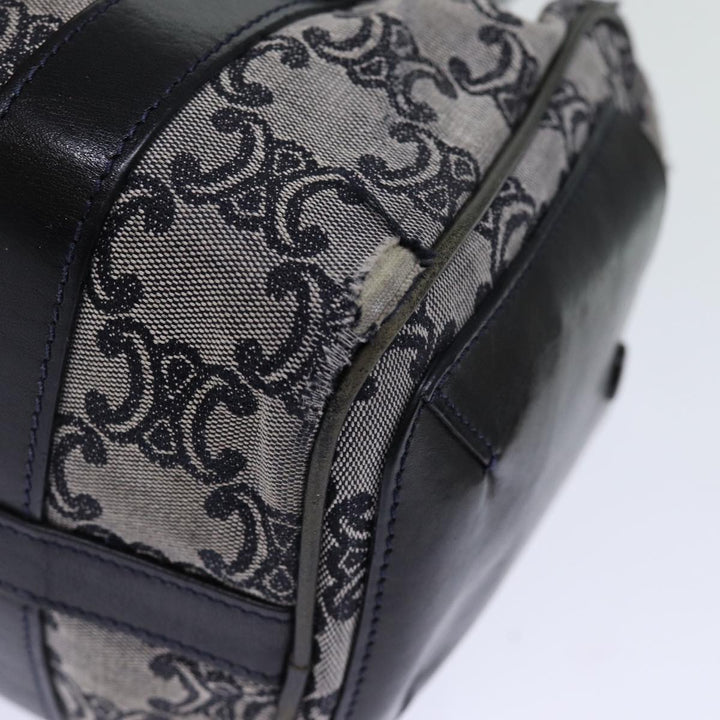 Celine Triomphe Canvas Hand Bag Gray Auth 73729