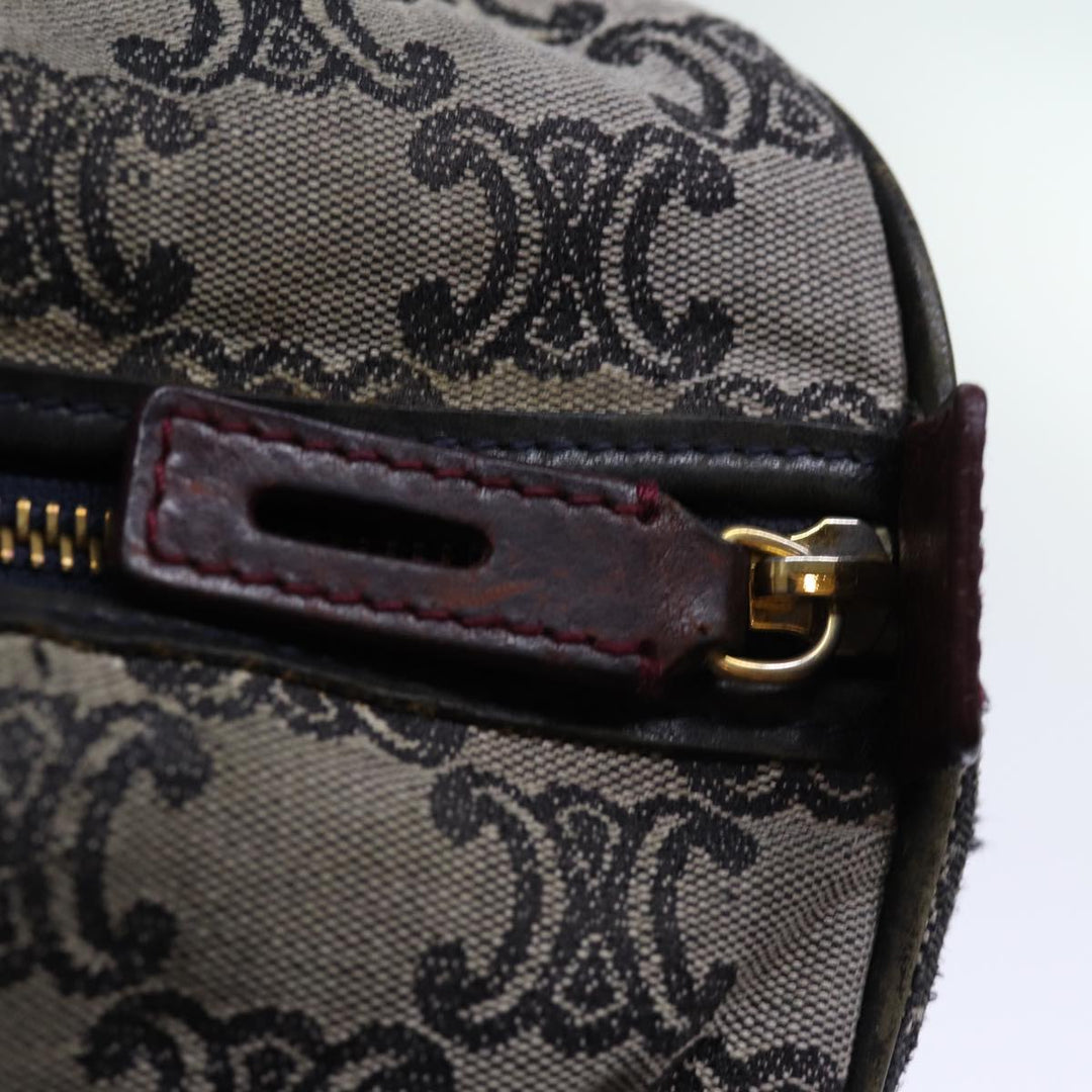 Celine Triomphe Canvas Hand Bag Gray Auth 73729