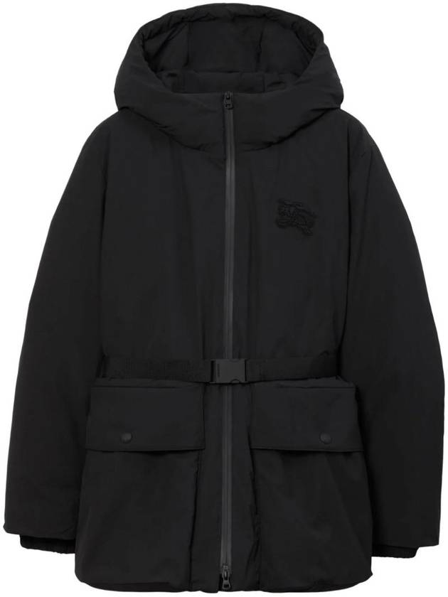 Burberry Logo Short Down Padding Black