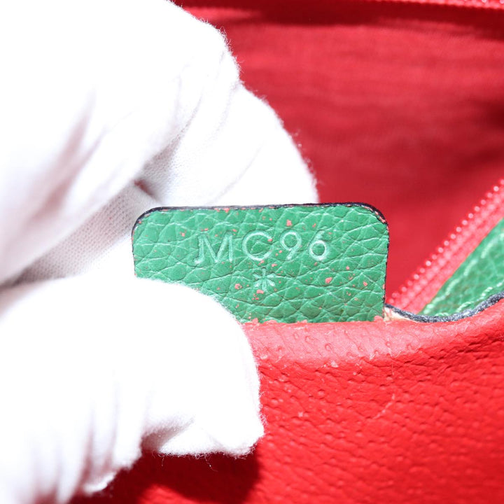 Celine Shoulder Bag Leather Green  74192