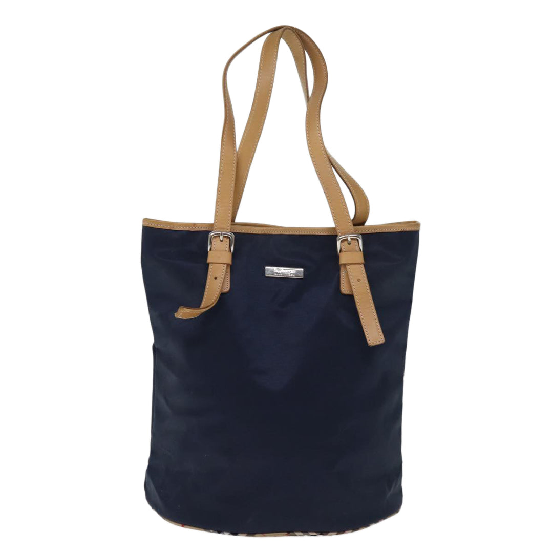 BurberrySs Blue Label Tote Bag Nylon Navy Auth 74256