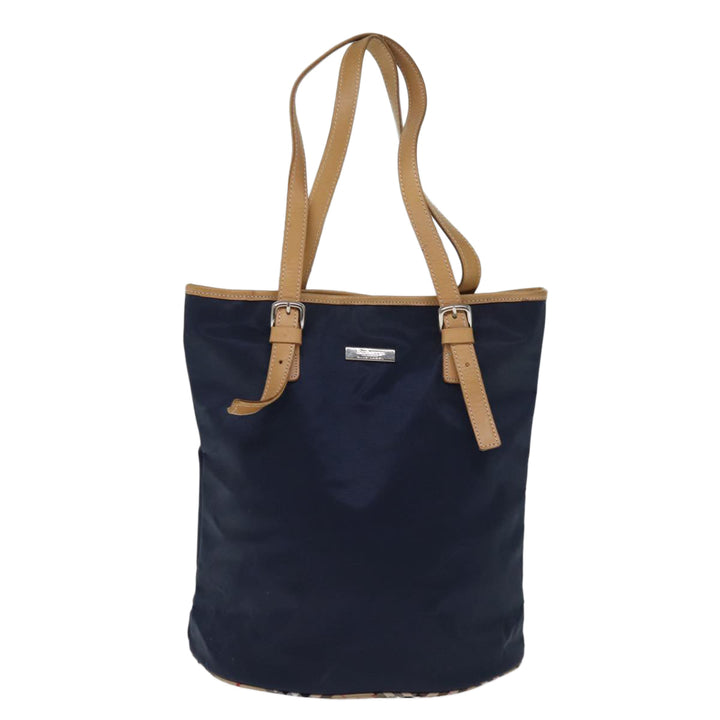 BurberrySs Blue Label Tote Bag Nylon Navy Auth 74256