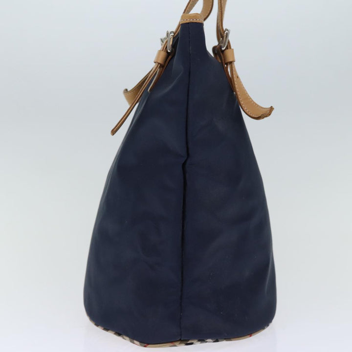 BurberrySs Blue Label Tote Bag Nylon Navy Auth 74256