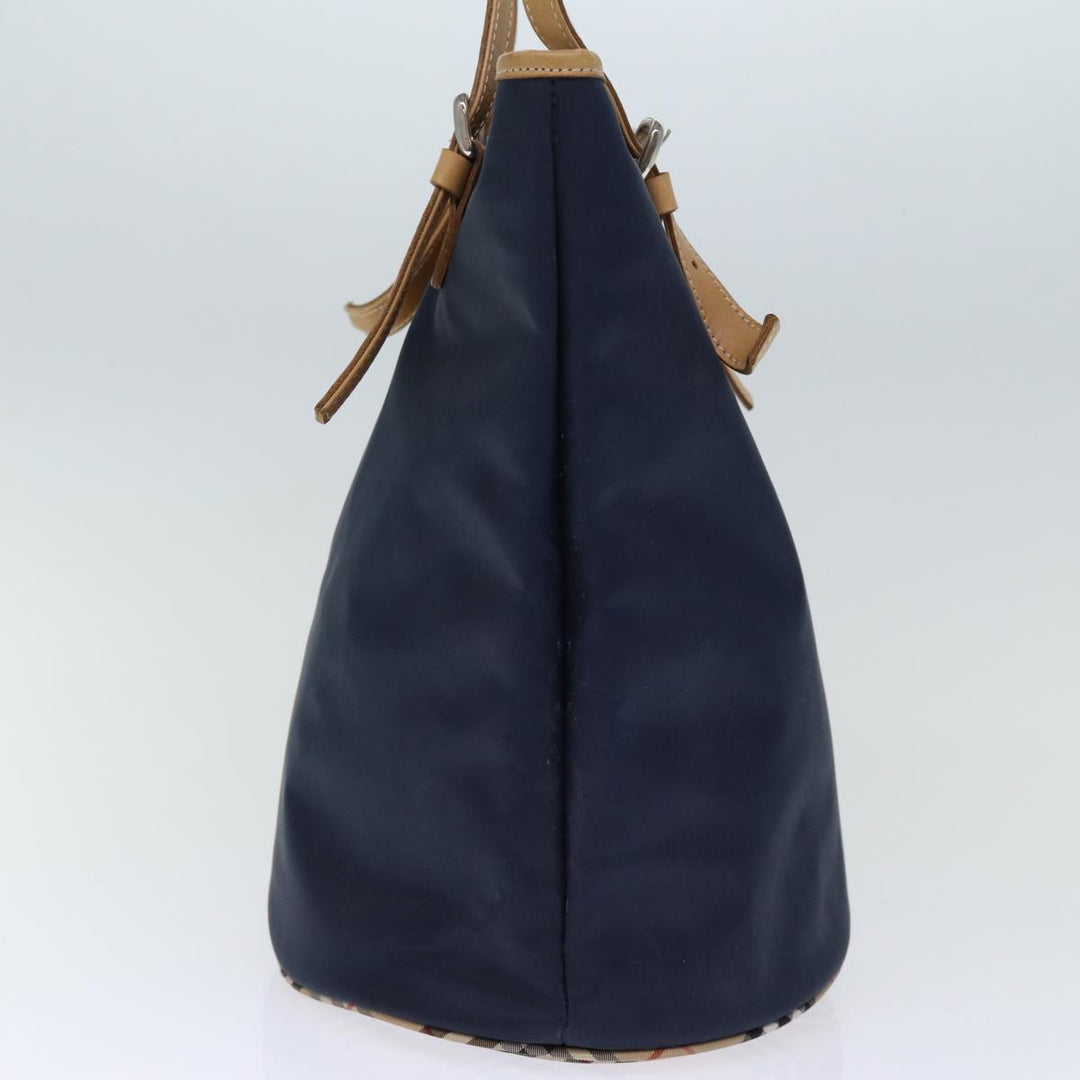 BurberrySs Blue Label Tote Bag Nylon Navy Auth 74256